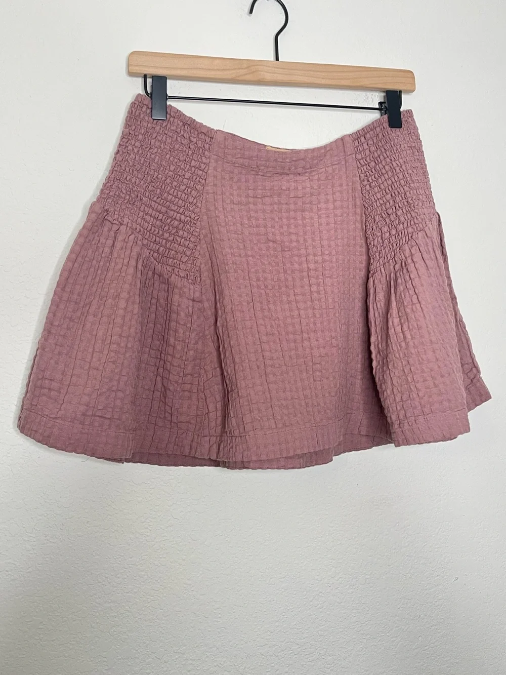 free-est - Drew Pucker Check Skirt